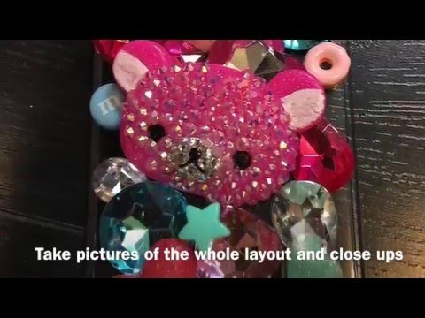 DIY| How to Make a Bling Phone Case |iPhone 6s plus