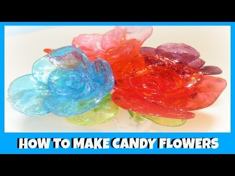 DIY How to Make Candy Flowers with Jolly Ranchers