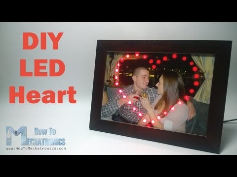DIY LED Heart Photo Frame - Arduino Project