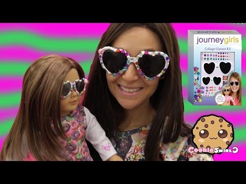 DIY Sunglasses for American Girl Doll with Journey Girls Crafts Decorating Kit Playset
