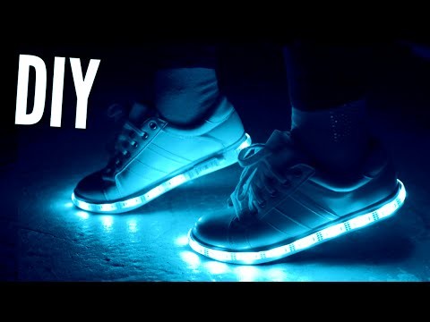 DIY Tumblr Light Up Sneakers | rosaliesaysrawr