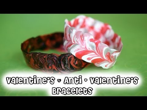 DIY Valentine's Day Bracelets. Easy Handmade Vday Gift