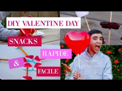 DIY Valentine's day Snacks Rapide & Simple l Justjonathan