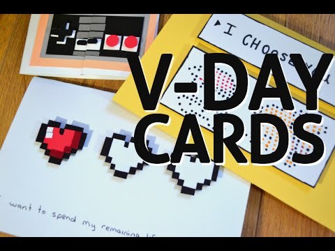 Gaming DIY - Valentine's Day Cards