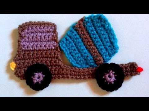 How To Crochet A Cute Concret Mixer Truck Applique - DIY Crafts Tutorial - Guidecentral