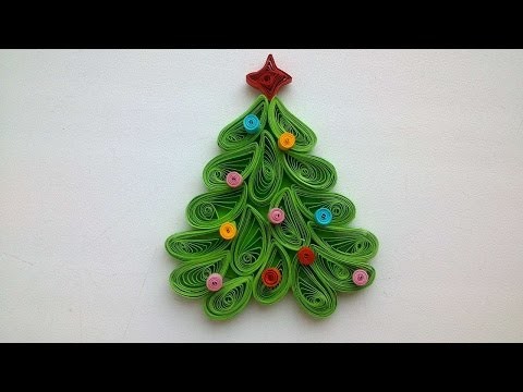 How To Make A Quilled Christmas Tree Magnet - DIY Crafts Tutorial - Guidecentral