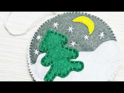 How To Make A Simple Felt Christmas Ornament - DIY Crafts Tutorial - Guidecentral