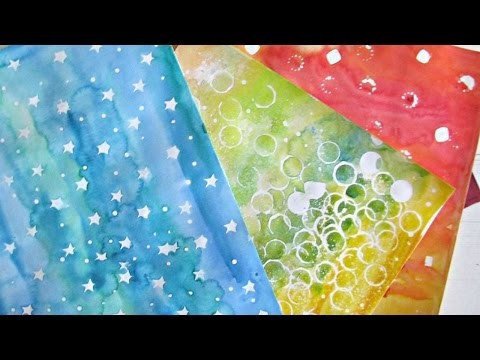 How To Make Beautiful Colored Paper - DIY Crafts Tutorial - Guidecentral