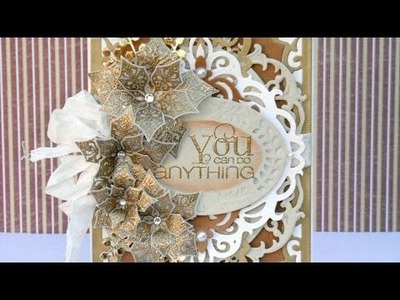 How To Make *Glittered Vellum Poinsettias* - DIY Crafts Tutorial - Guidecentral