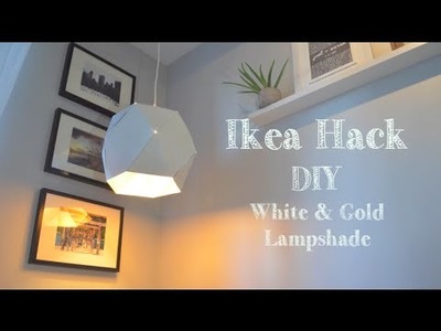 IKEA HACK- DIY Geometric Lamp