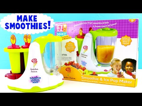 Jamba Juice SMOOTHIE and Ice Pop Maker! DIY Make Your Own Frozen Treats