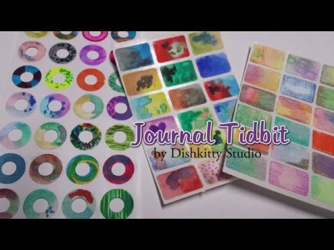 Journal Tidbit - Easy DIY Embellishments for Journals and Mixed Media Projects