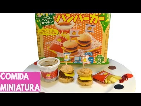 Kracie happy kitchen - Mini Hamburger [Comida Miniatura DIY]