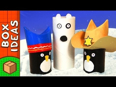 Polar Bear Surprise - DIY Paper Roll Crafts For Kids | Box Yourself
