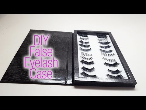 Super Easy.DIY False Eyelashes Cash.Storage