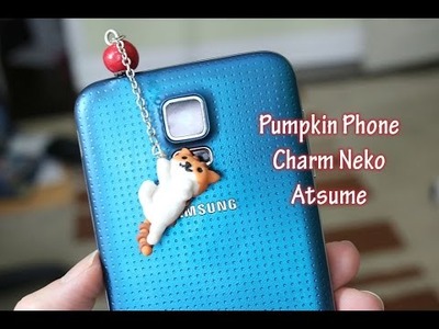 Tutorial: Pumpkin DIY Neko Atsume Phone Charm - Polymer Clay