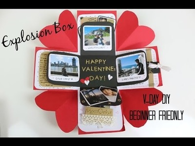 Valentines Day Exploding Box | DIY | Easy.Beginner Friendly