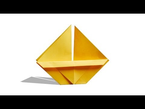 3D Origami Yacht | DIY | Learn Origami |  How To Make Easy Origami Yacht