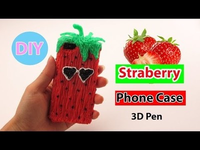 3D Pen Art: How to Make Strawberry Phone Case DIY by Creative World