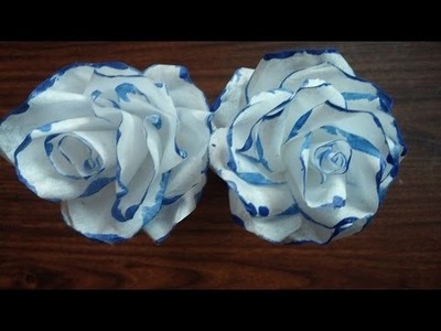 Coffee filter roses . How to make roses easily . DIY roses decoration