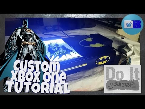 Custom Xbox One Tutorial - Batman (A Drumblanket DIY Tutorial)