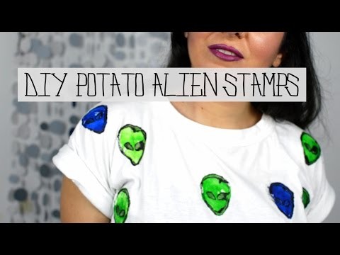 DIY Alien Potato Stamps