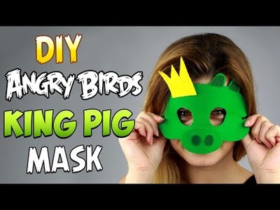 DIY Angry Bird King Pig Mask