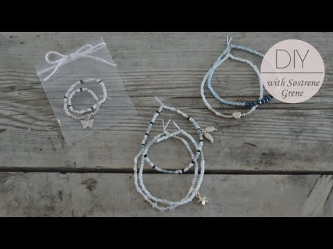 DIY: Bracelet with beads by Søstrene Grene
