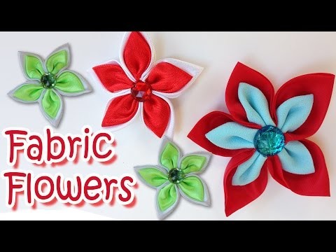 DIY crafts : How to make Fabric flowers Very easy Tutorial !! - Ana | DIY Crafts