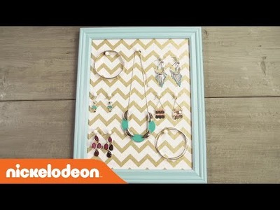 DIY Crafts | TeenNick Picture Frame Jewelry Board | Nick