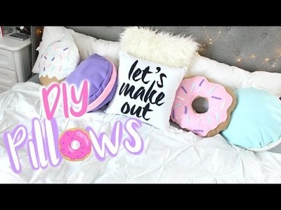 DIY Doughnut, Macaron, & Cupcake Pillows |  Belinda Selene