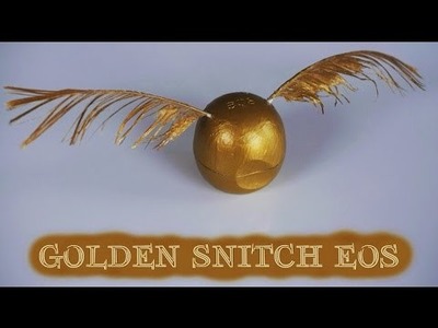 DIY Golden Snitch EOS Tutorial. How to make a Harry Potter themed lip balm