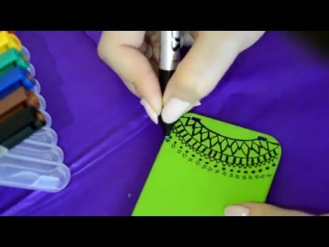 DIY: Handmade phone cases - Easy drawing