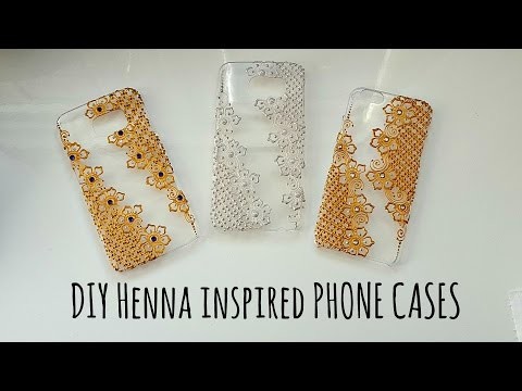 DIY Henna Inspired Phone cases | Henna Art by Aroosa