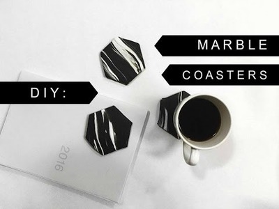 DIY: Hexagon Marble Coasters | Natalie Esque