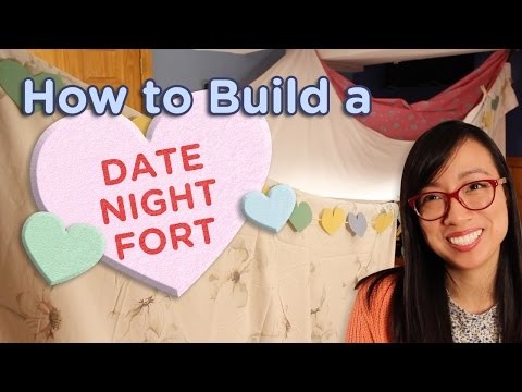 DIY: How to Build a Romantic Date Night Fort. Forts n Crafts
