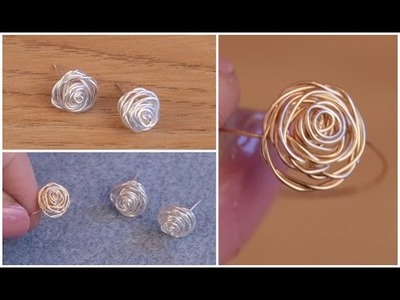 DIY: Make Silver Stud Earrings (Rose Jewellery) with Jessica Rose