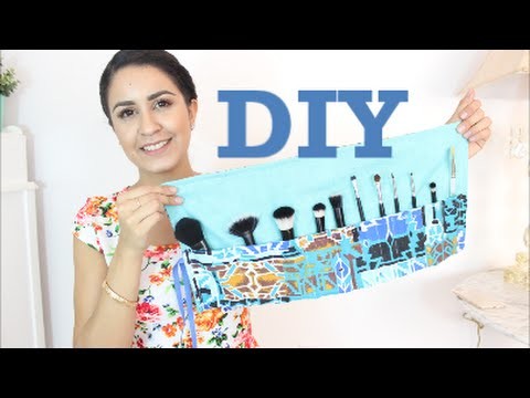 DIY: Make up Brushes Roll Bag