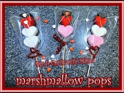 Diy. Marshmallow pops