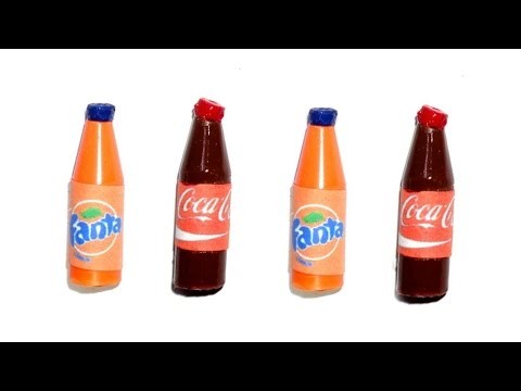DIY Mini Coca Cola Soda Bottles