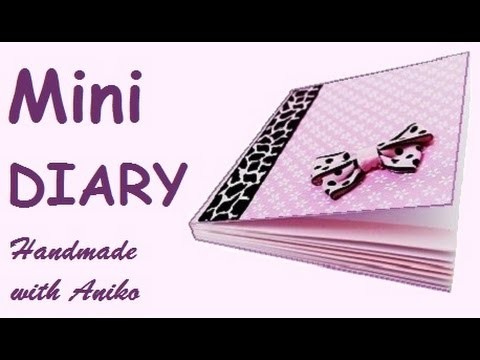 DIY Mini DIARY with packets