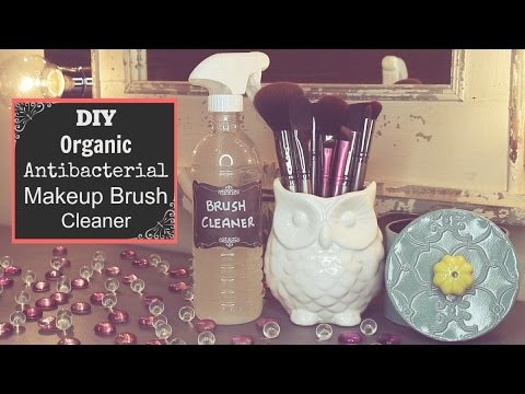 DIY Organic Antibacterial Makeup Brush Cleaner