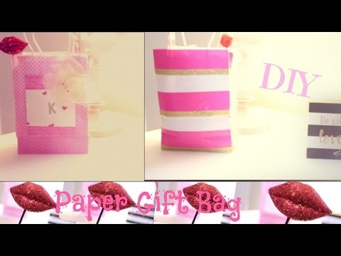 DIY: Paper GIFT Bag|Valentine's Theme