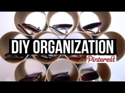 DIY Pinterest Organization | Hats + Sunglasses!