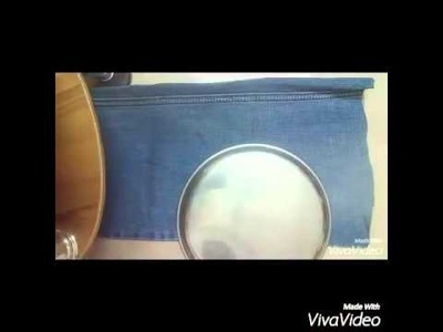 DIY purse from old jeans.