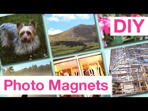 DIY Quick & Easy Photo Magnets