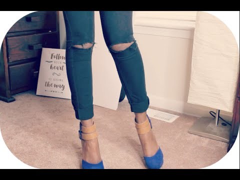 DIY Ripped Jeans | Knee Cut Ripped Jean (Sewing Tutorial)