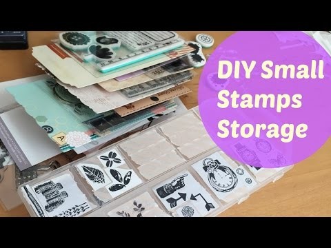 DIY Storage and Organization for Small Stamps