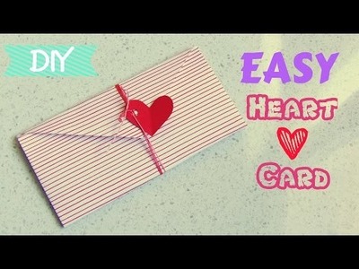 DIY Super EASY Heart Card | Gift Ideas