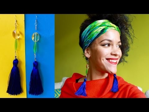DIY Tassel Earrings | DIY Jewelry